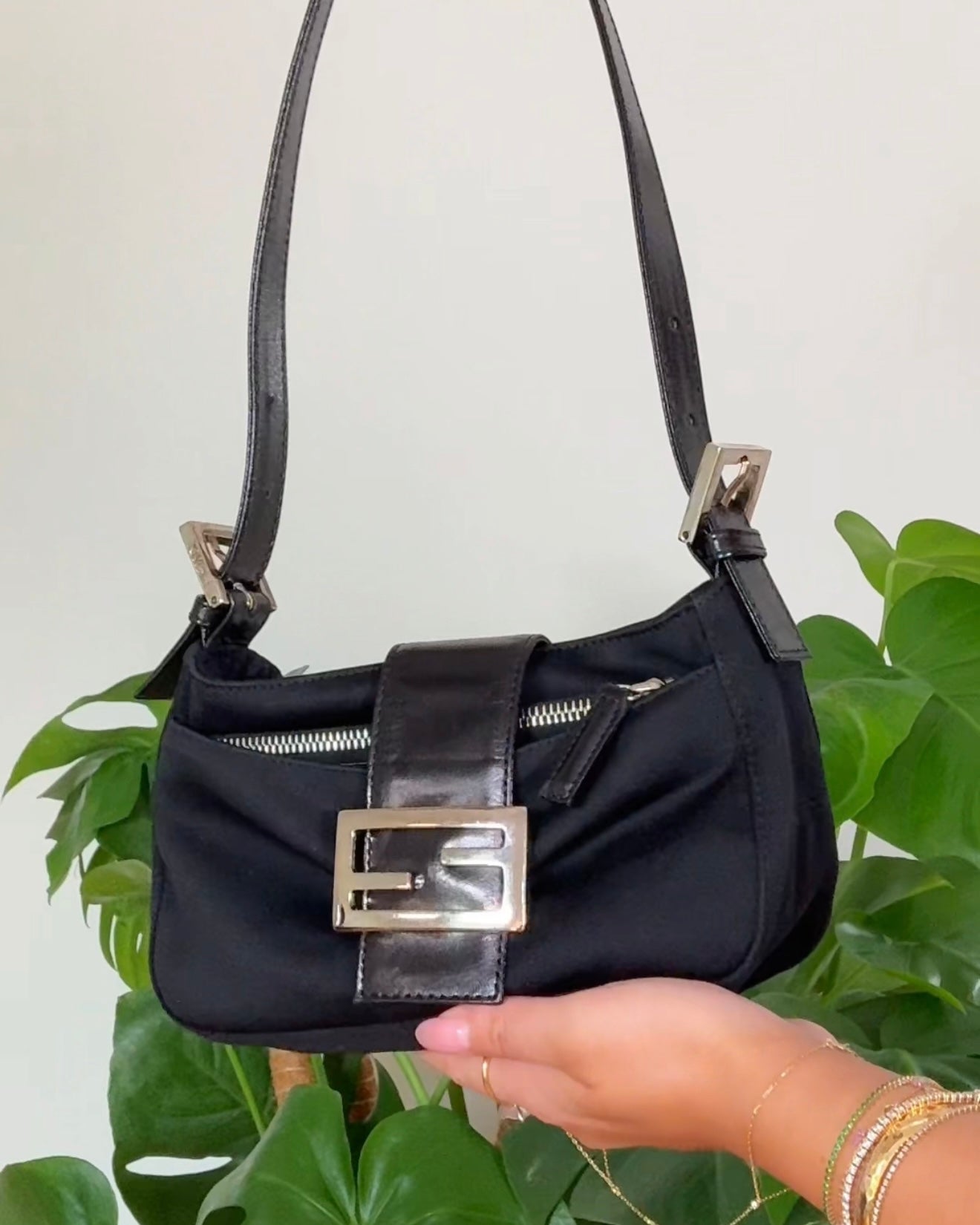 FENDI mini bucket neoprene baguette