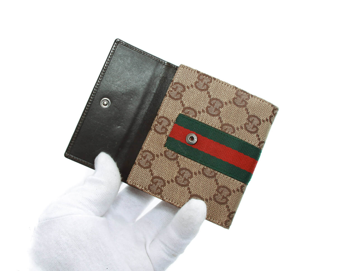 GUCCI monogram Sherry Jackie wallet