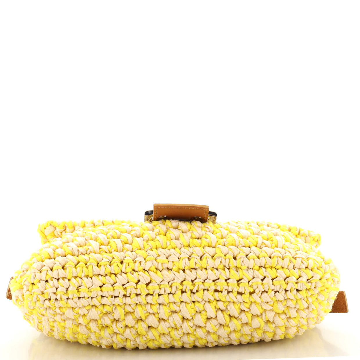 FENDI raffia woven baguette