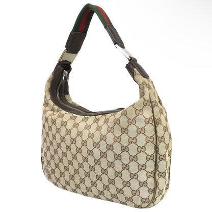 GUCCI monogram canvas hobo shoulderbag