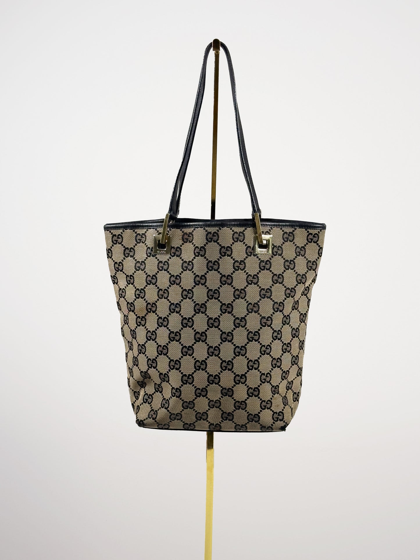 GUCCI black monogram tote