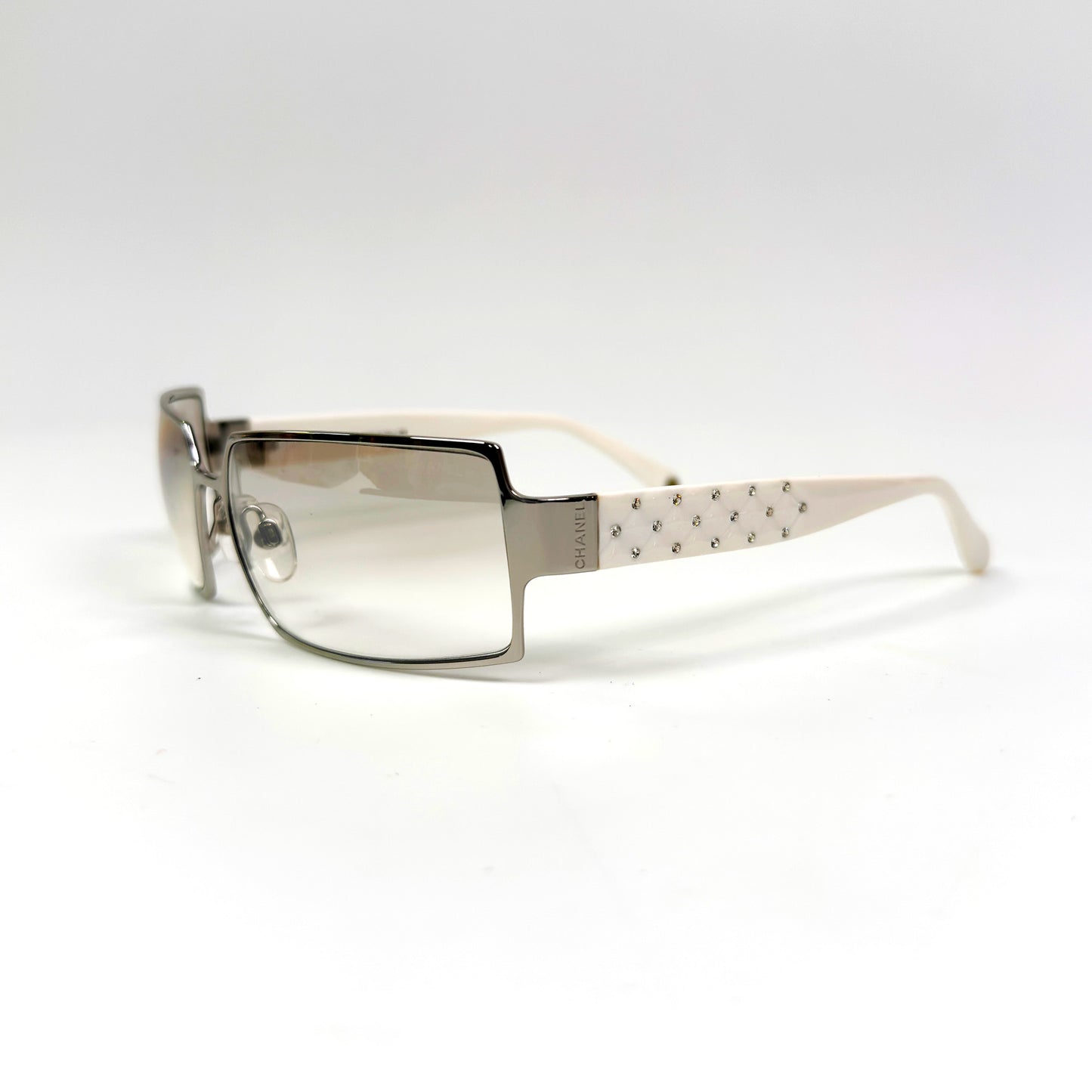 CHANEL crystal studded sunglasses 4102-B