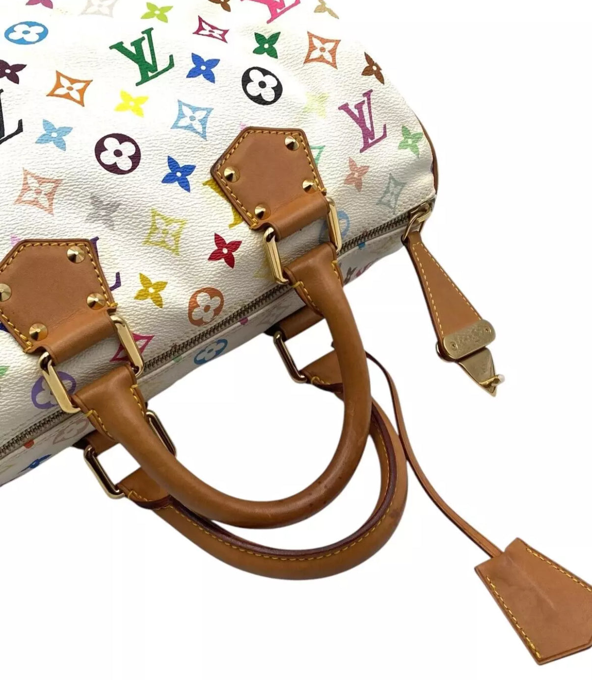 LOUIS VUITTON x Takashi Murakami multicolor speedy 30