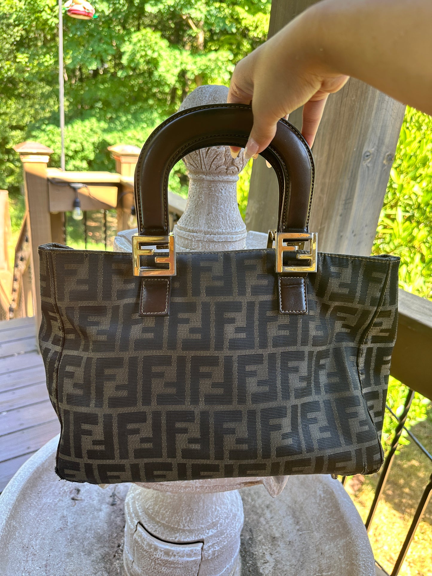 FENDI zucca handbag