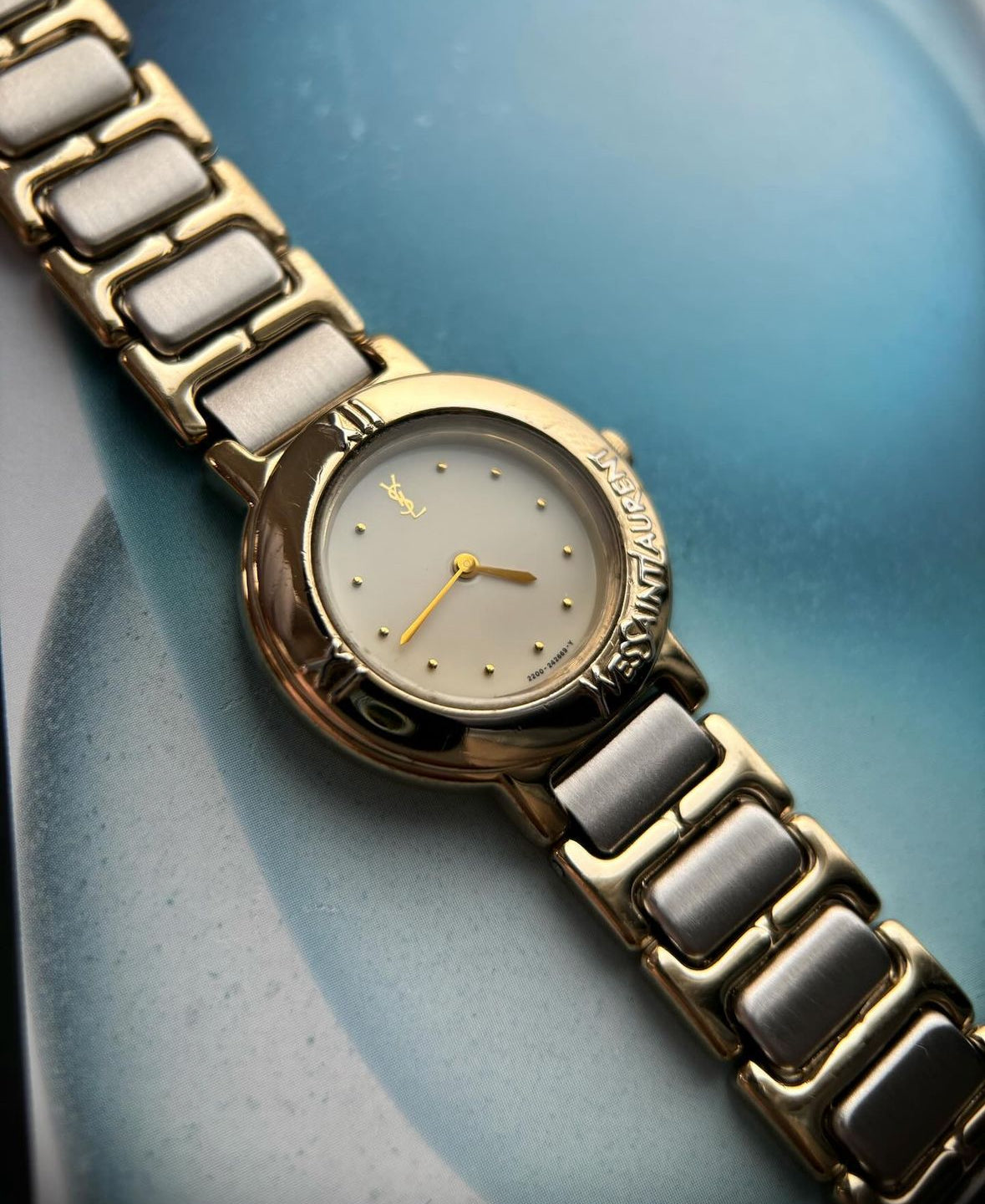 YSL two tone 4620 watch