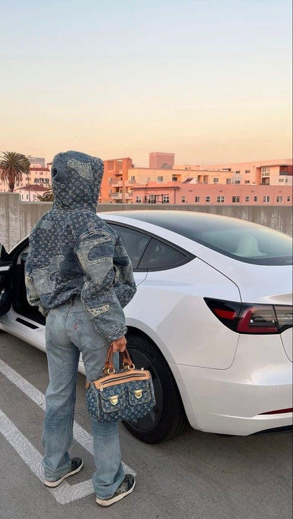 LOUIS VUITTON denim neo speedy