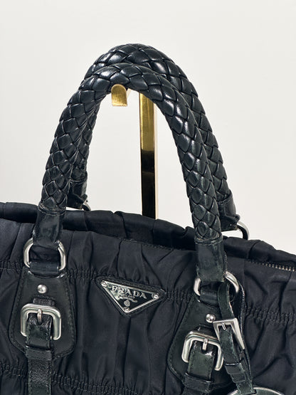 PRADA tessuto gaufre handbag