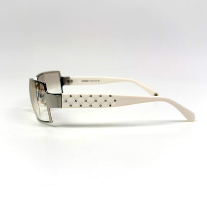 CHANEL crystal studded sunglasses 4102-B