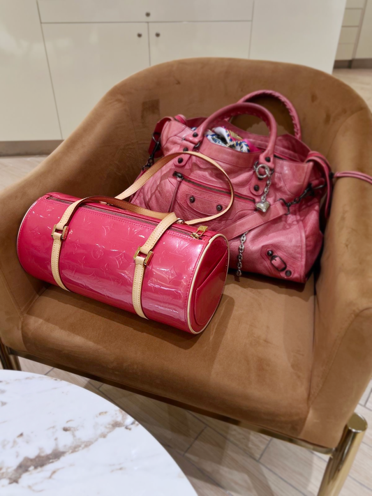 LOUIS VUITTON pink vernis bedford