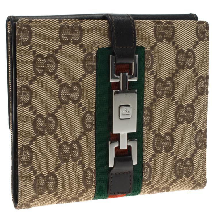 GUCCI monogram Sherry Jackie wallet