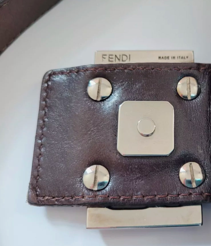 FENDI classic zucca baguette