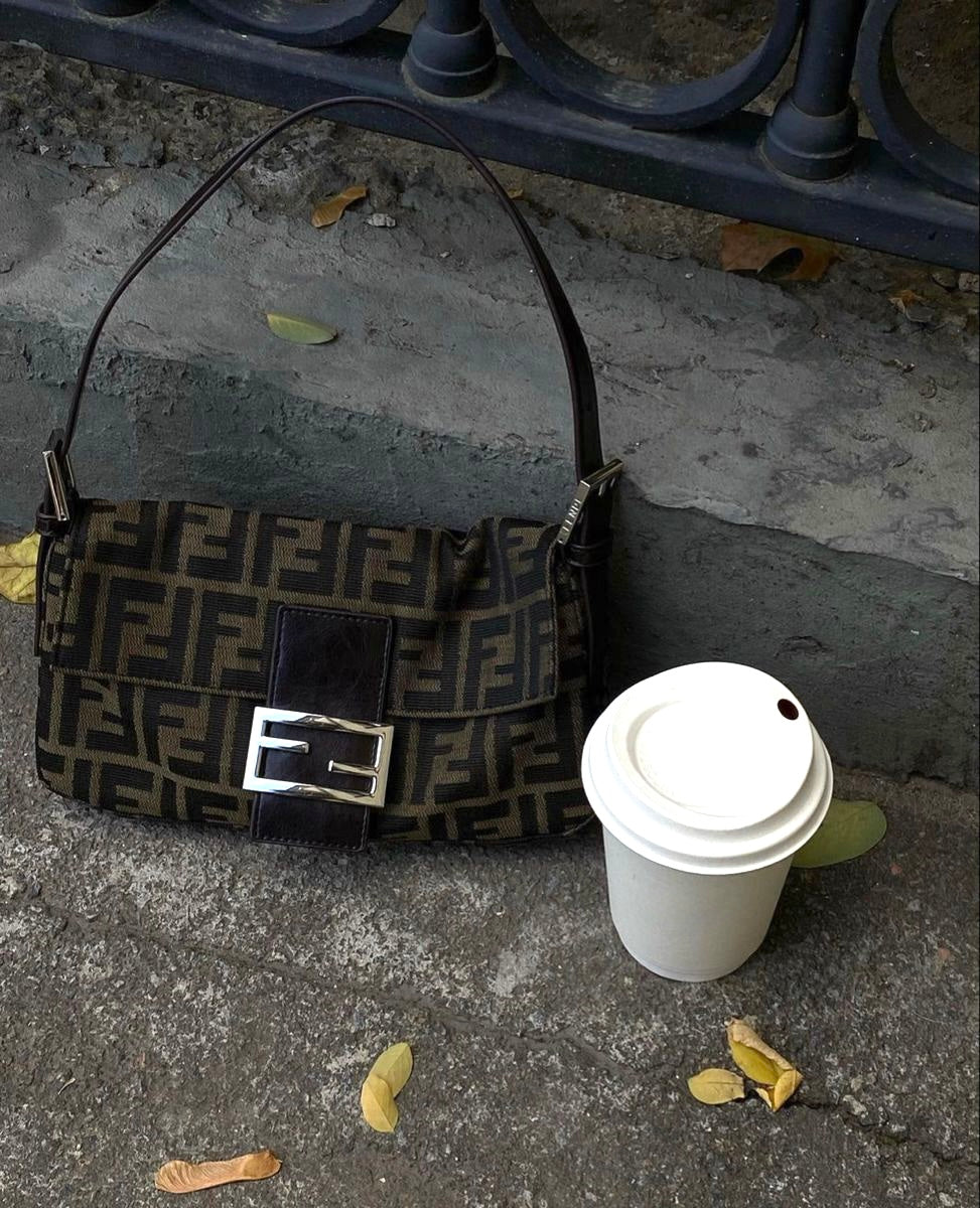 FENDI classic zucca baguette