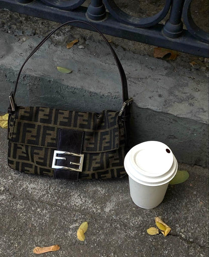 FENDI classic zucca baguette