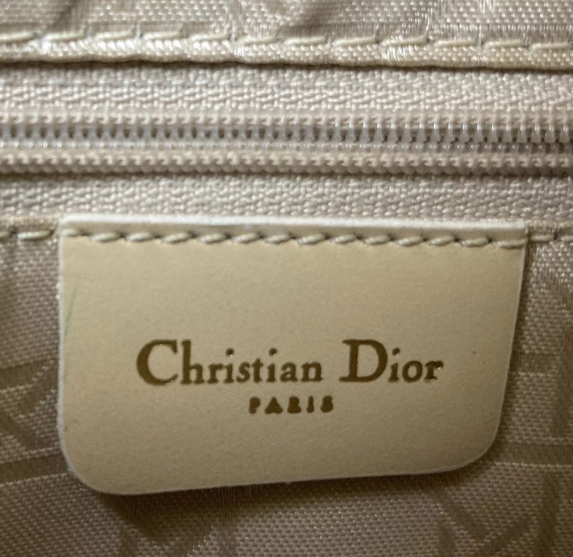 DIOR lady Dior canvas handbag