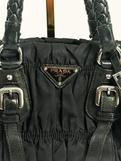 PRADA tessuto gaufre handbag