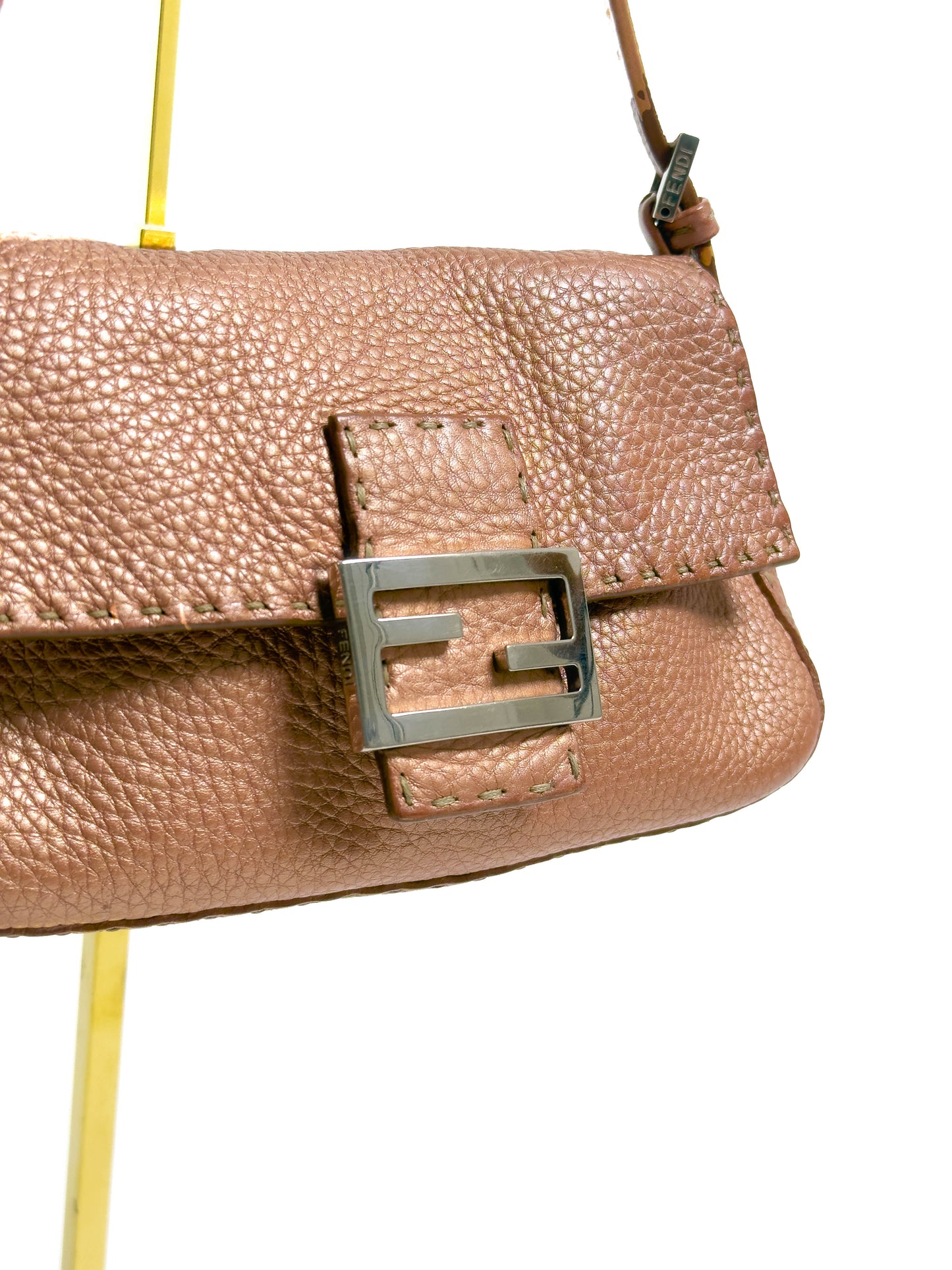 FENDI dusty rose baby baguette