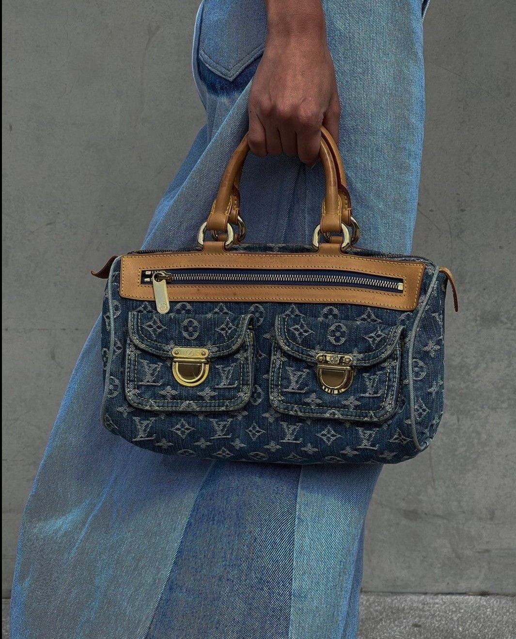 LOUIS VUITTON denim neo speedy