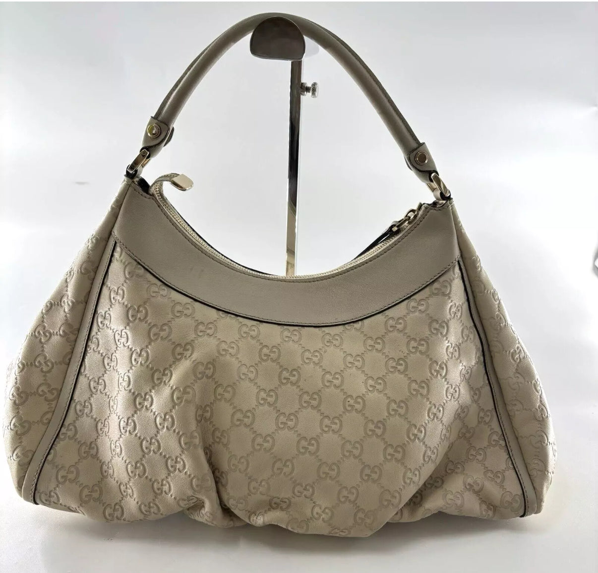 GUCCI cream abbey D shoulder bag