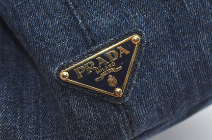 PRADA denim canapa tote