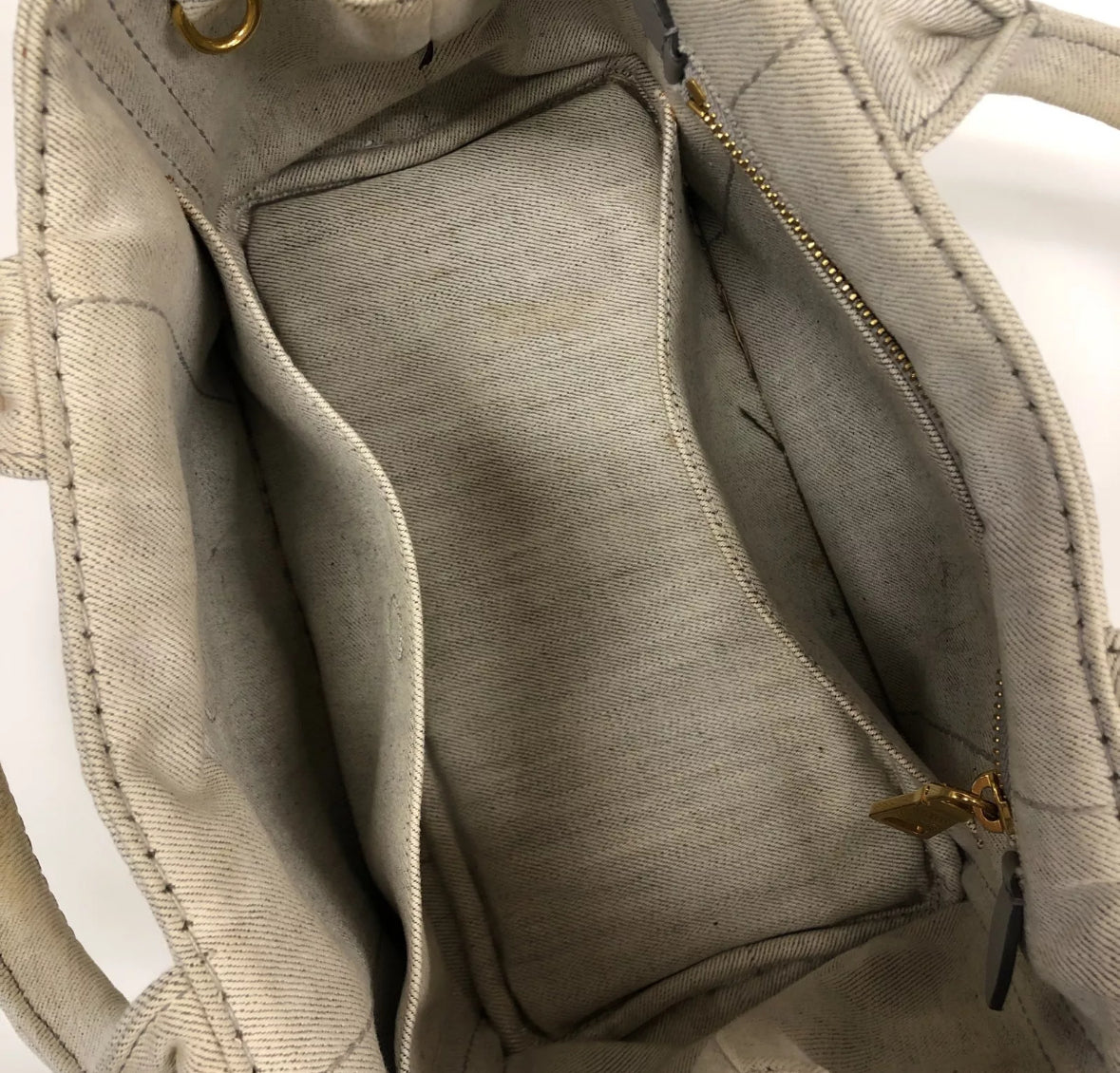 PRADA canvas canapa tote