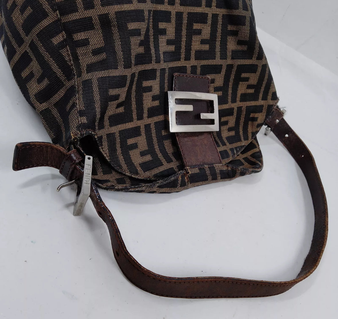 FENDI zucca flap mamma baguette