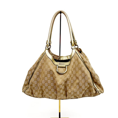 GUCCI gold abbey shoulder bag