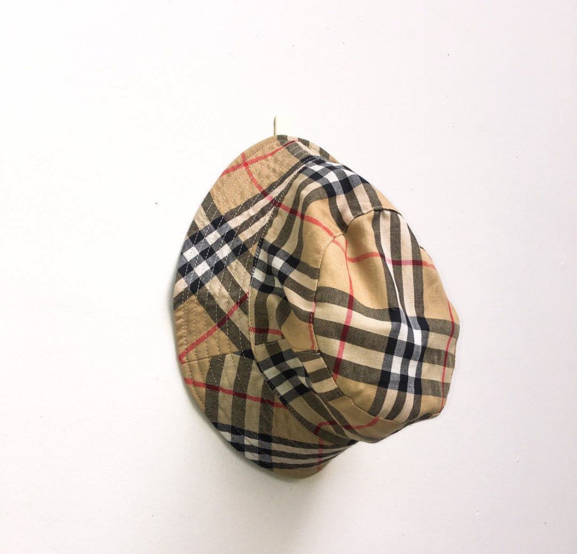 BURBERRY nova check bucket hat