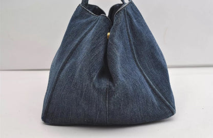 PRADA denim canapa tote