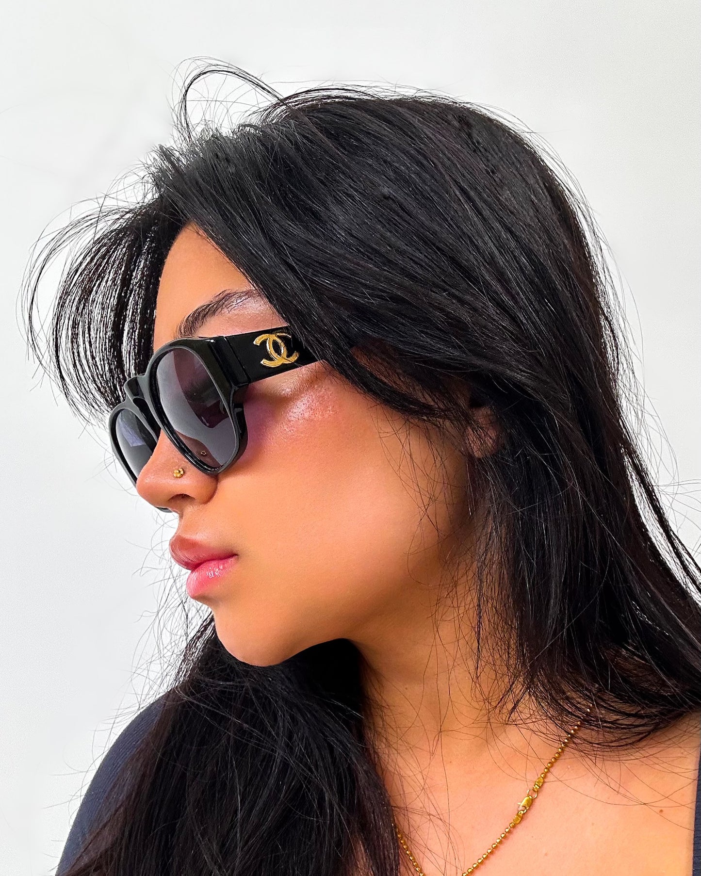 CHANEL 01452 tortoiseshell sunglasses