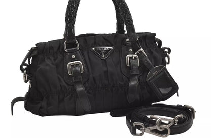 PRADA tessuto gaufre handbag