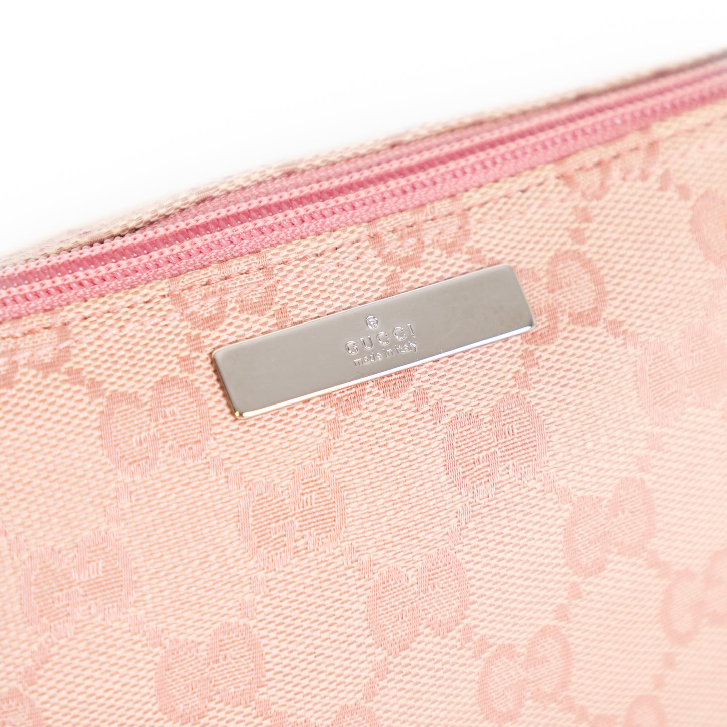 GUCCI boat pink hand bag