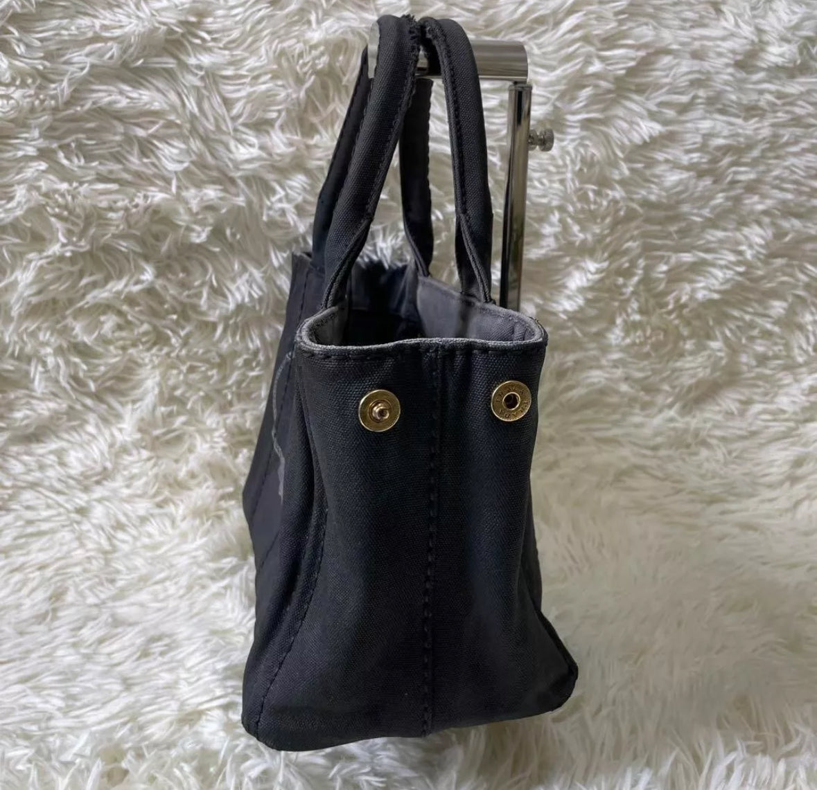 PRADA denim canapa tote