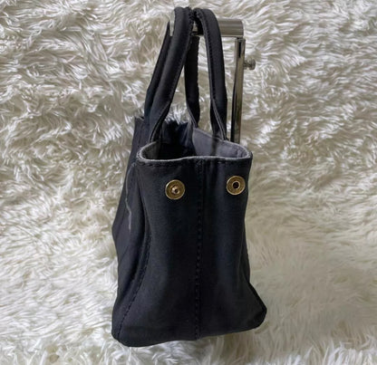 PRADA denim canapa tote