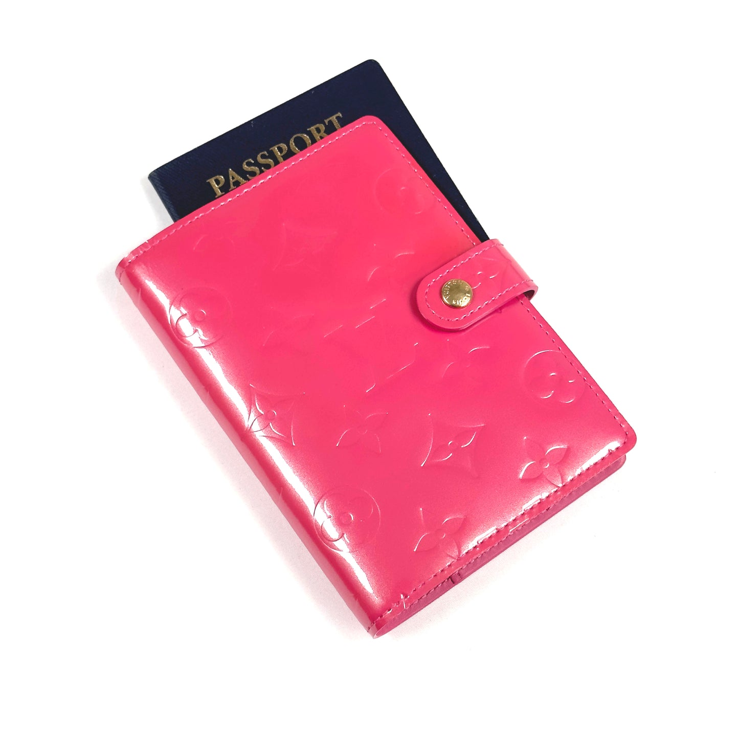 LOUIS VUITTON pink vernis agenda pm