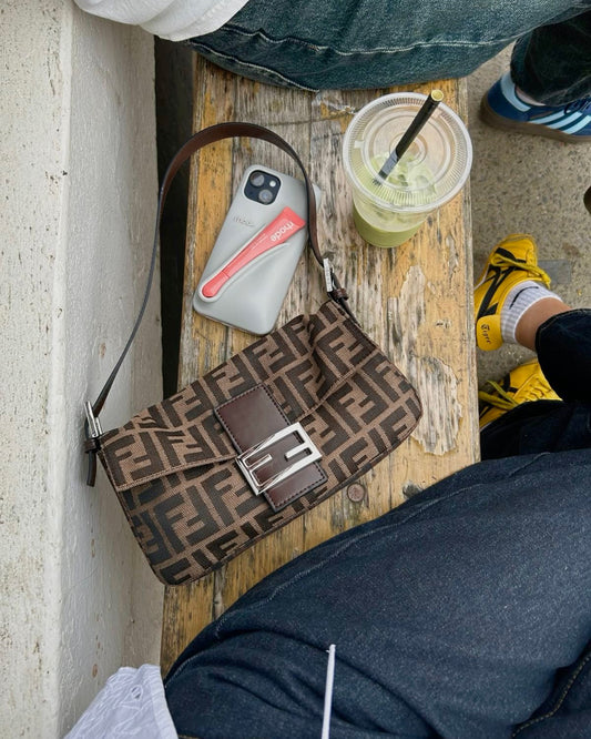 FENDI classic zucca baguette
