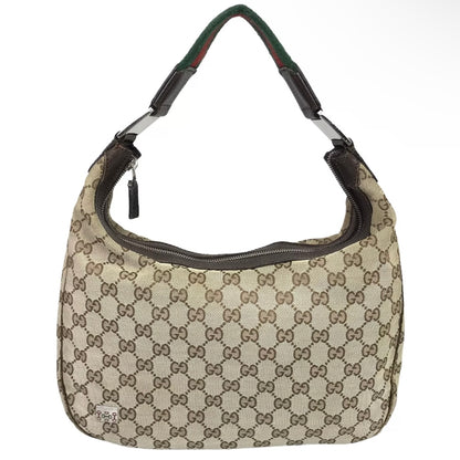 GUCCI monogram canvas hobo shoulderbag