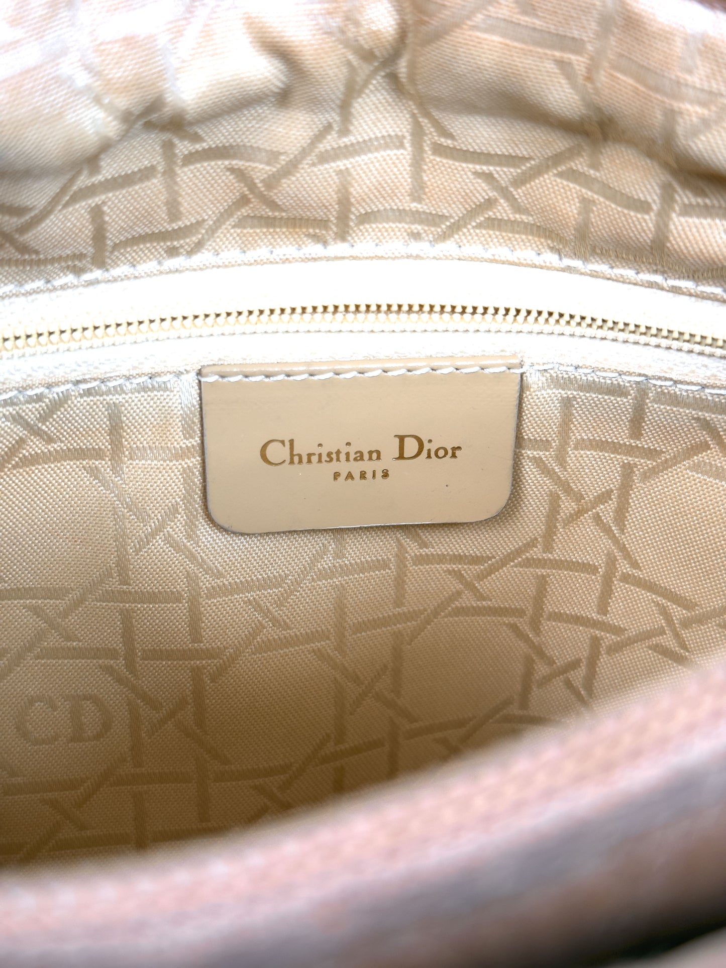 DIOR lady Dior canvas handbag