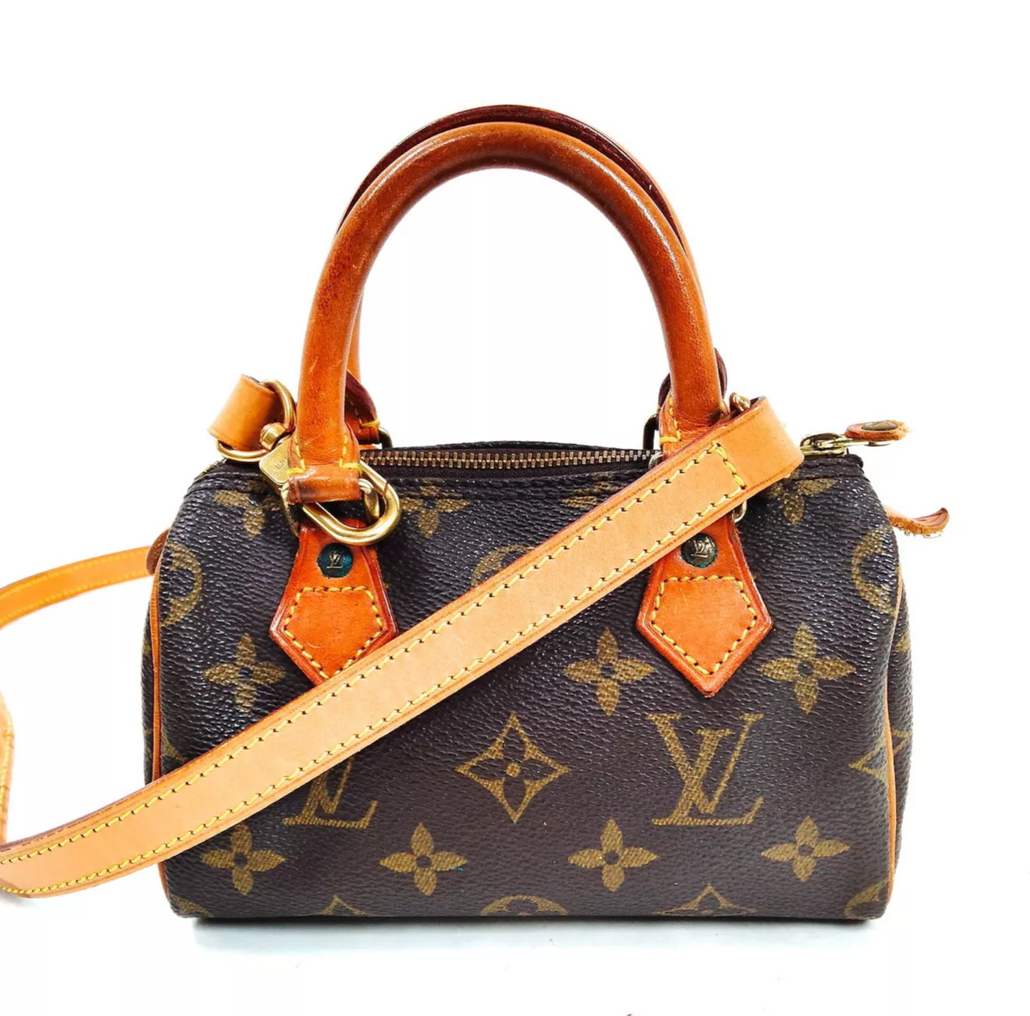 LOUIS VUITTON mini speedy with strap