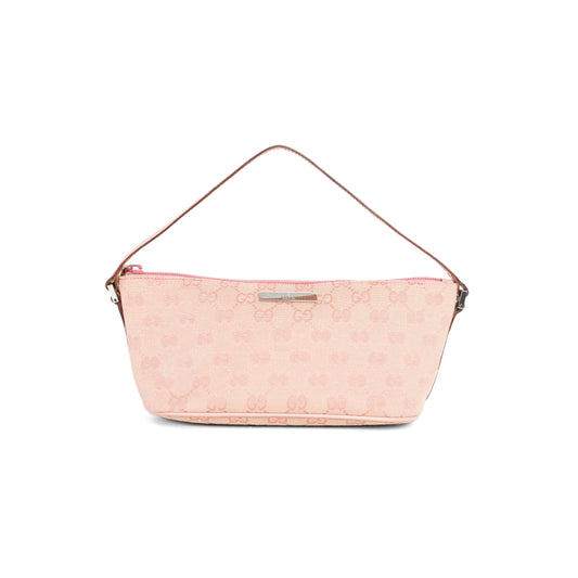 GUCCI boat pink hand bag