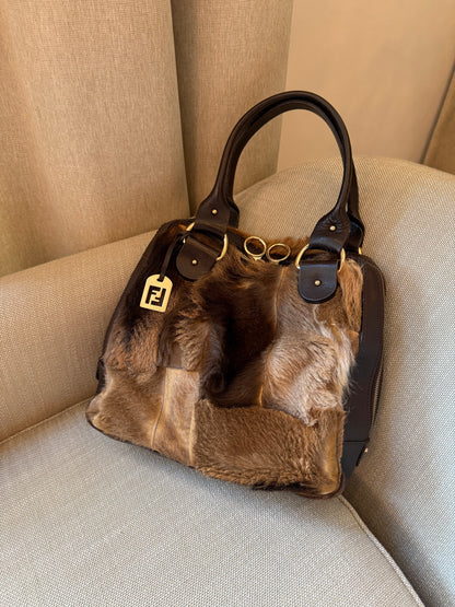 FENDI fur handbag