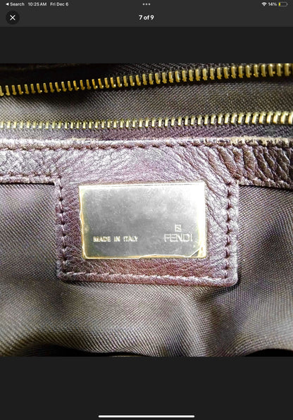 FENDI fur handbag