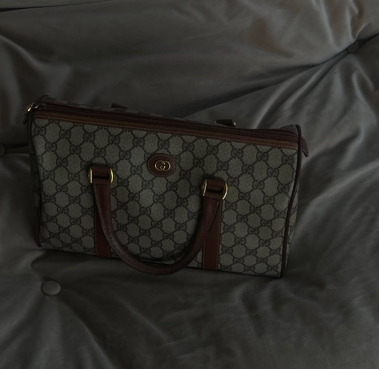 GUCCI monogram Boston bag