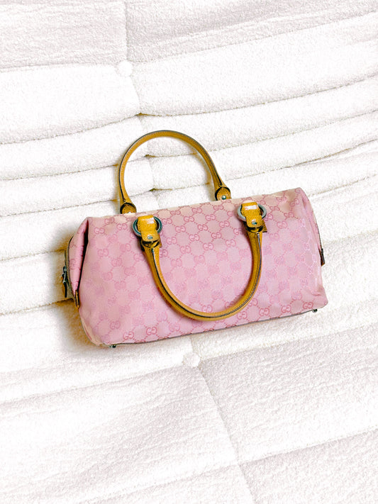 GUCCI pink Boston bag