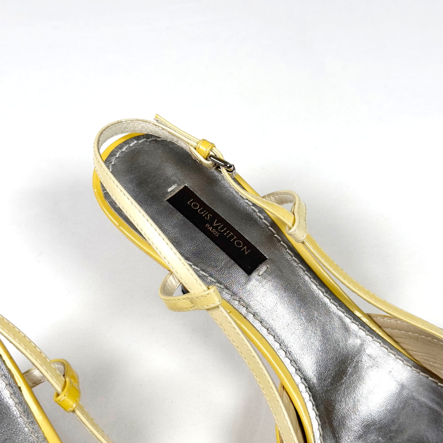 LOUIS VUITTON monogrammed slingbacks | size 37