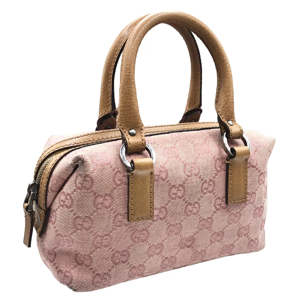 GUCCI mini pink Boston bag