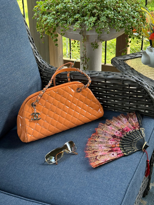 CHANEL mademoiselle bowling bag