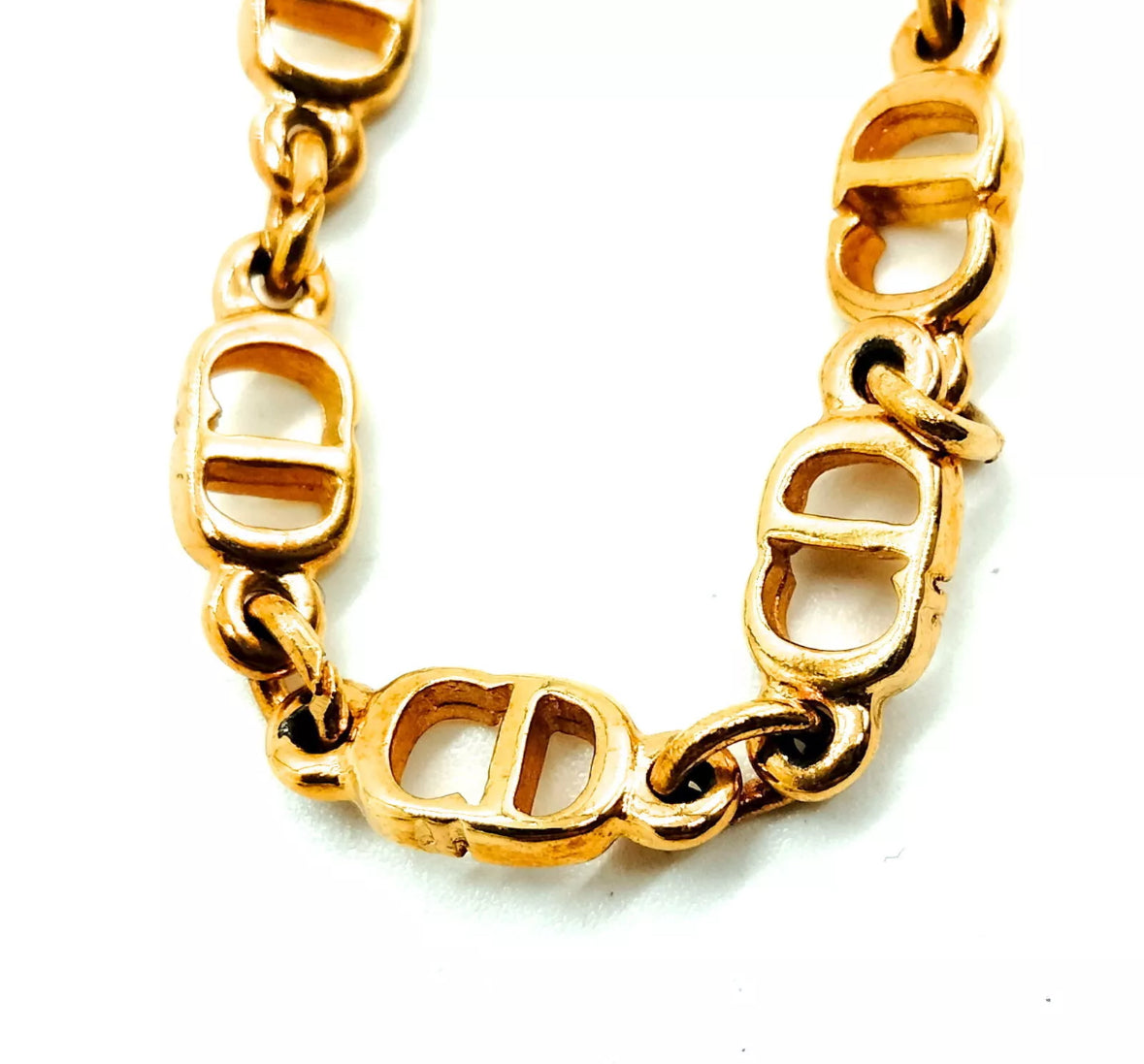 DIOR gold cd monogram bracelet