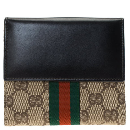 GUCCI monogram Sherry Jackie wallet