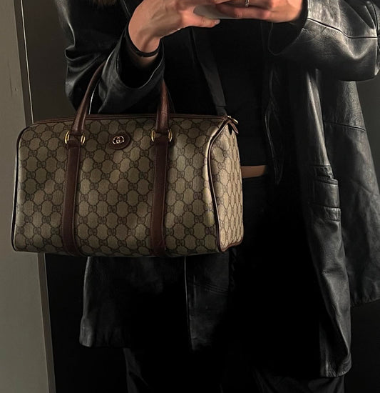 GUCCI monogram Boston bag