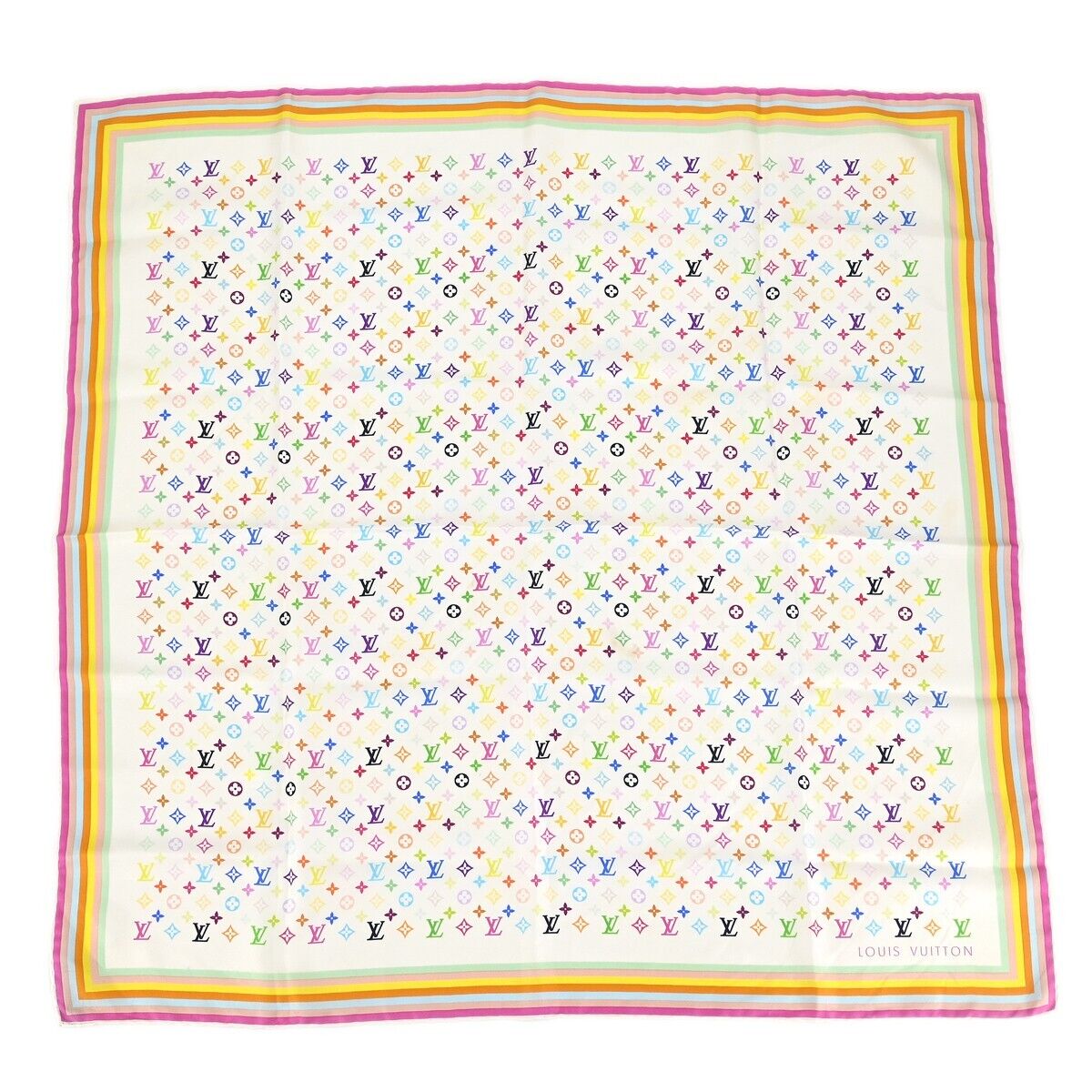 LOUIS VUITTON multicolor murakami scarf